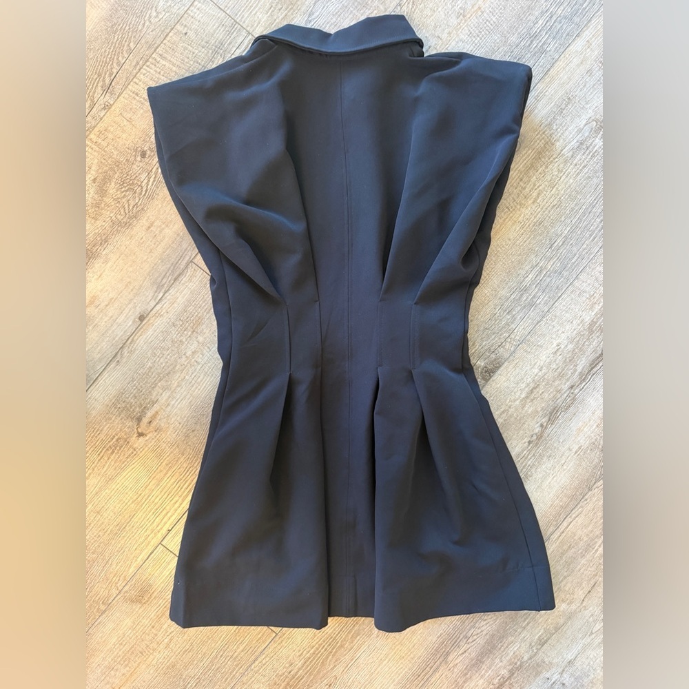 Glam Black Button-Up Shirt - Picture 2 of 7